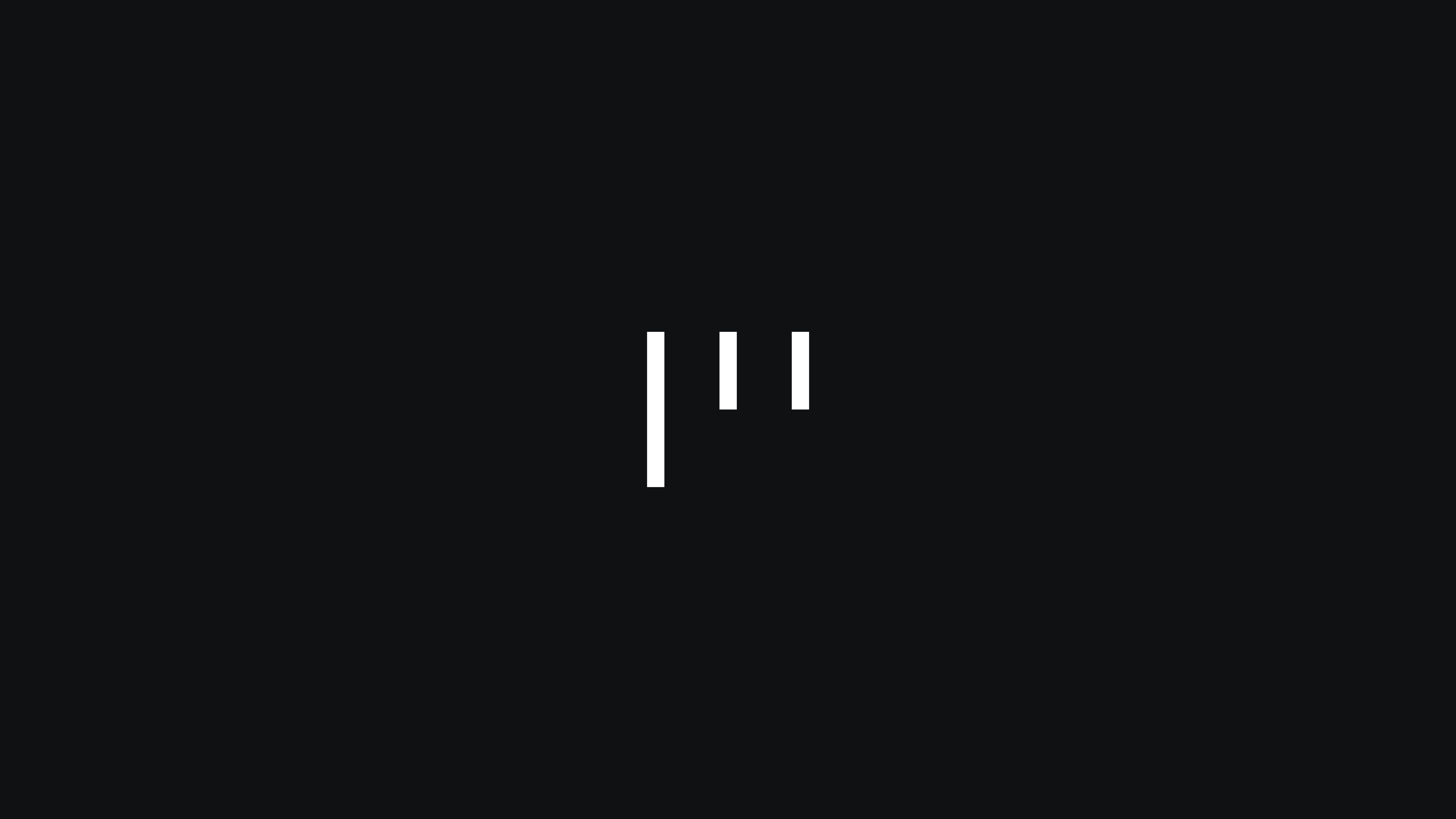 Rising Edge logo. Three vertical stripes. 